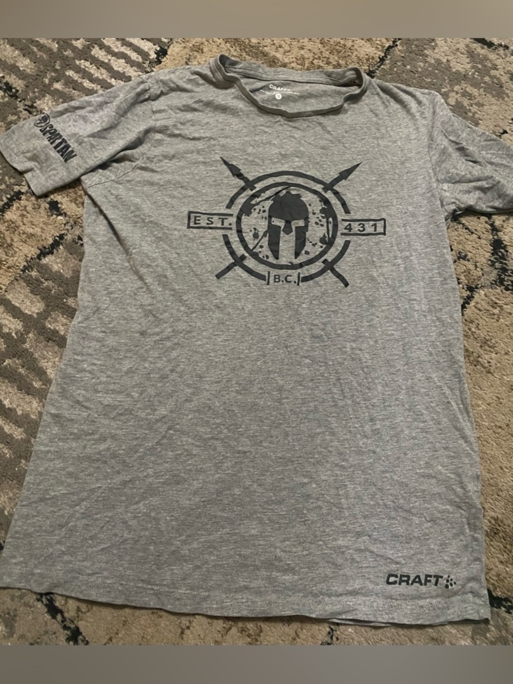 Craft Spartan Race EST 431 B.C. t-shirt